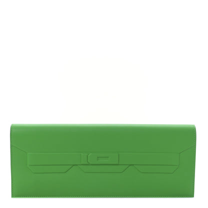 Hermes Swift Shadow Clutch 29 Vert Yucca 1 of 9