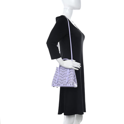 Alaia Calfskin Vienne Wave Mina 20 Bag Parme Clair 2 of 11