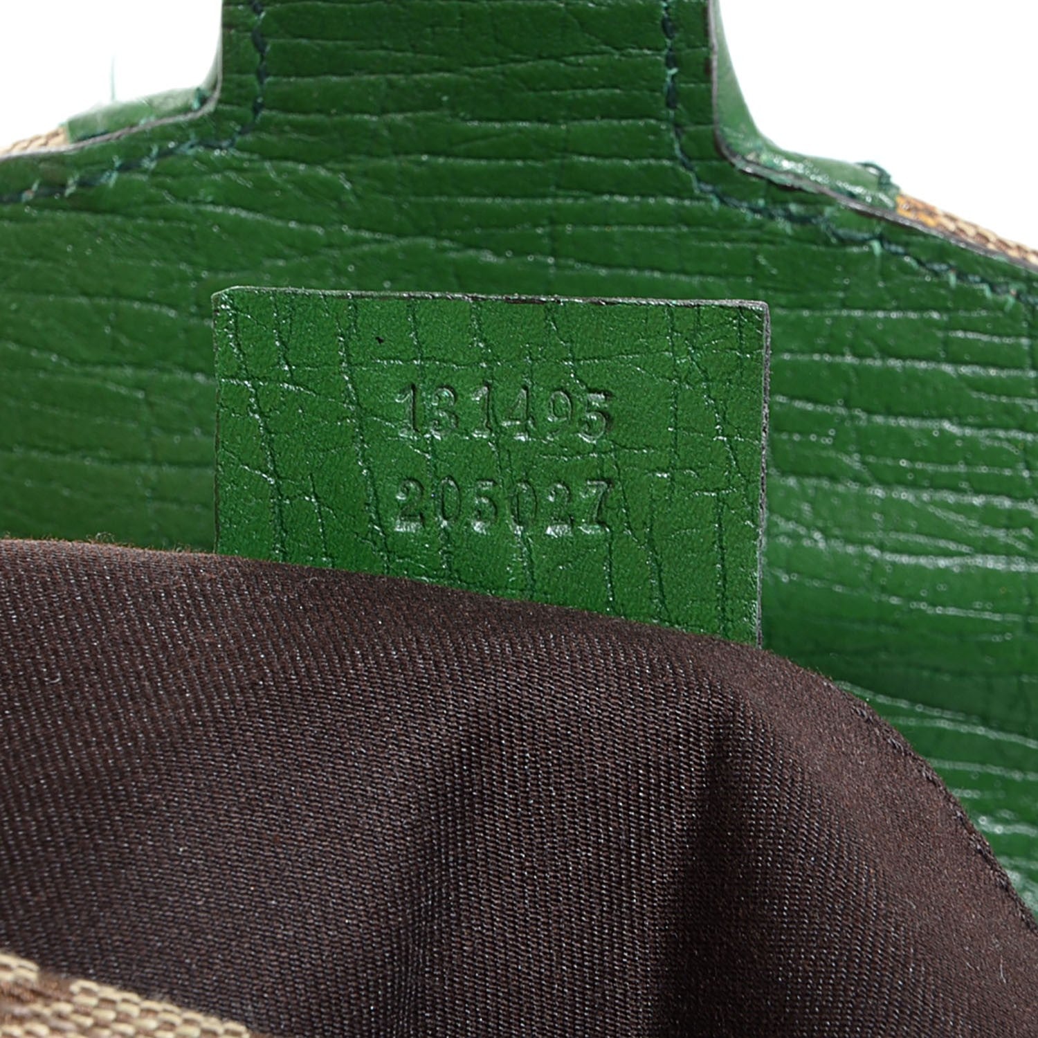 Gucci Monogram Web Horsebit Flap Bag Green 7 of 7