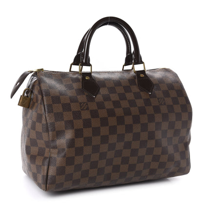 Louis Vuitton Damier Ebene Speedy 30 3 of 10