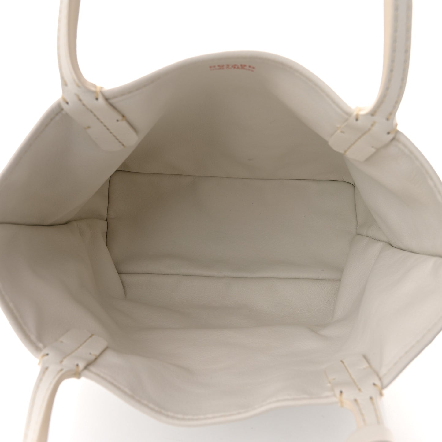 Goyardine Reversible Mini Anjou White