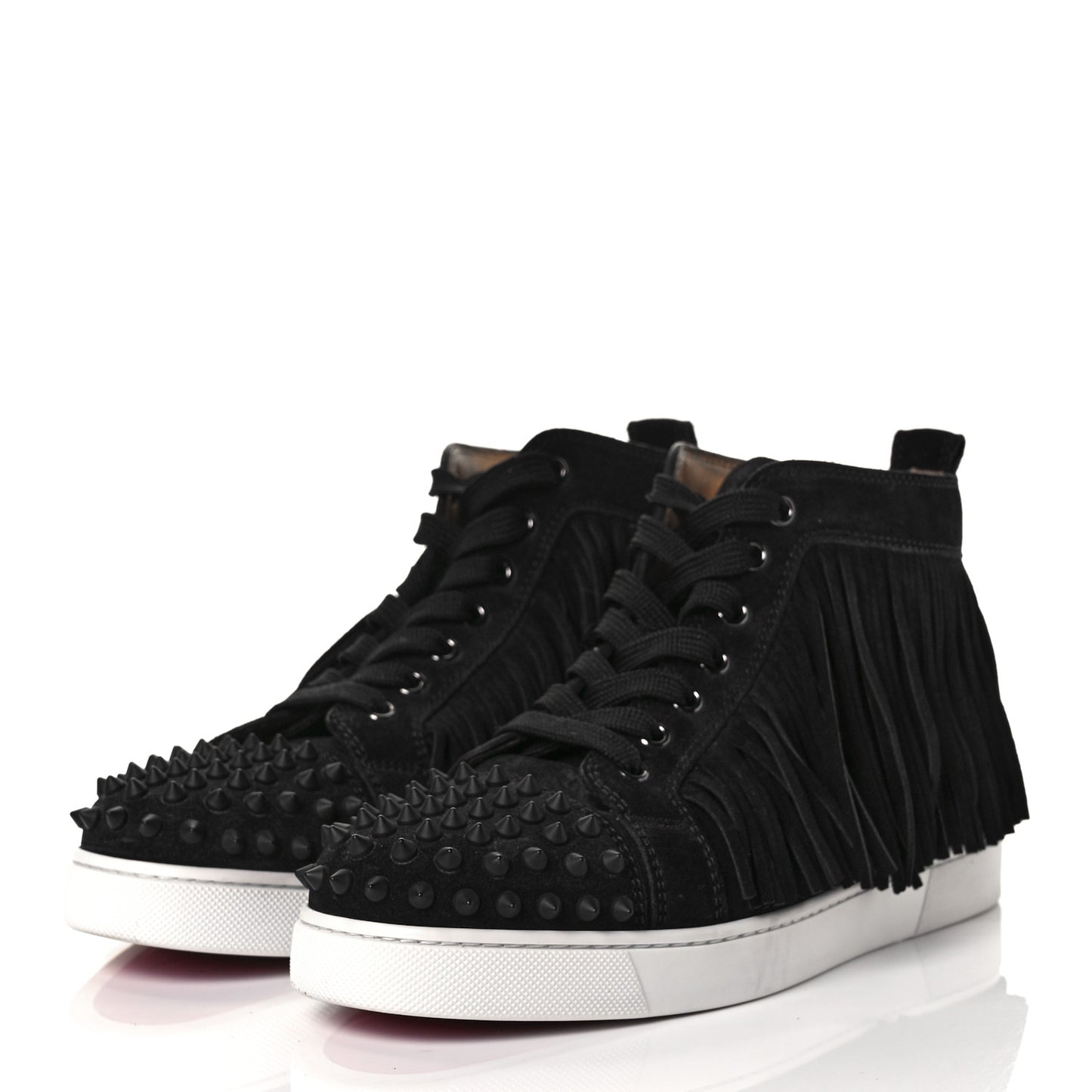 Veau Velours Spikes Womens Coachelita Flat Sneakers 39 Black