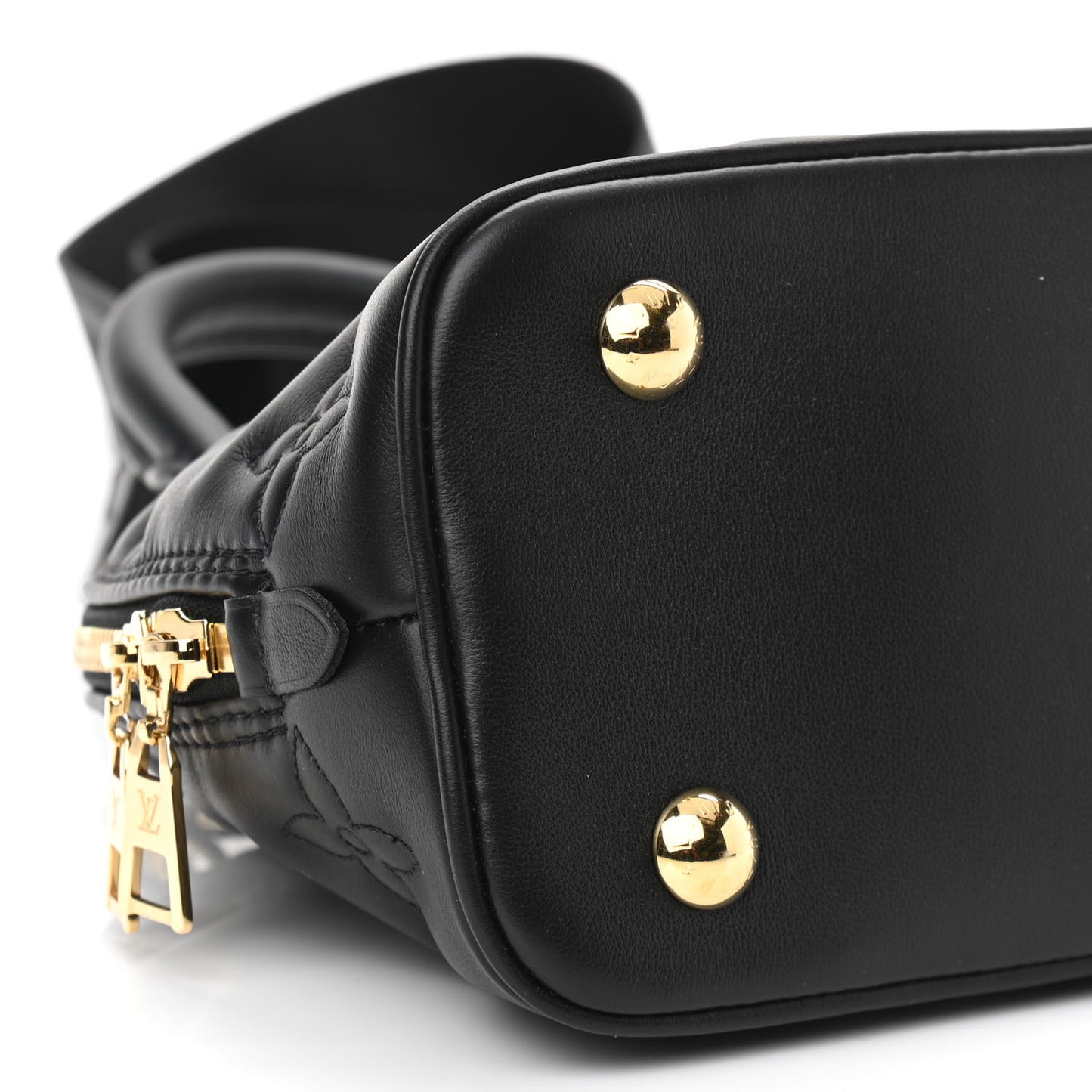 Calfskin Bubblegram Alma BB Black