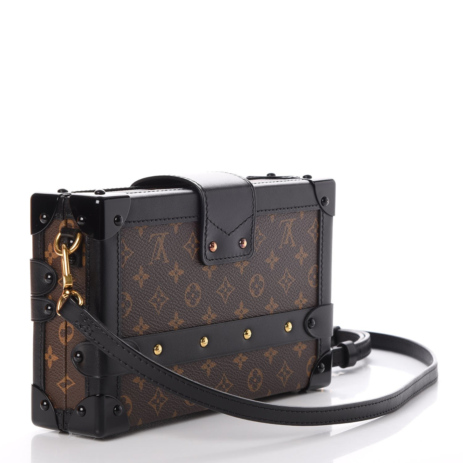 Louis Vuitton Monogram Petite Malle Black 3 of 9