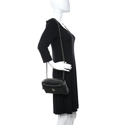 Chanel Caviar Quilted Small In & Out Camera Case Black 2 of 7