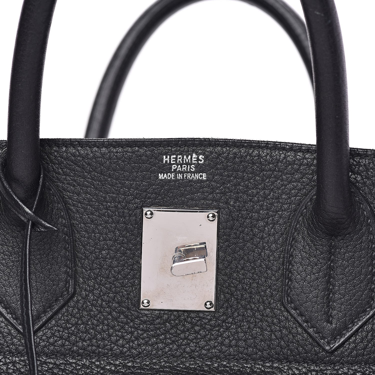 Hermes Taurillon Clemence HAC Birkin 40 Black 8 of 33