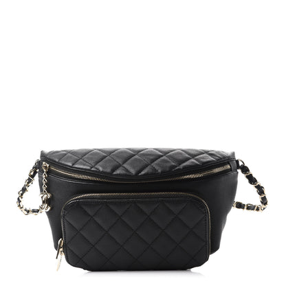 Chanel Caviar Quilted Business Affinity Waist Belt Bag Black 1 of 11