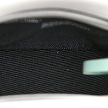 Off-White Saffiano Striped Diag Binder Flap Bag White Black 11 of 25