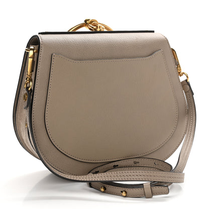 Chloe Calfskin Suede Medium Nile Bracelet Bag Motty Grey 3 of 13