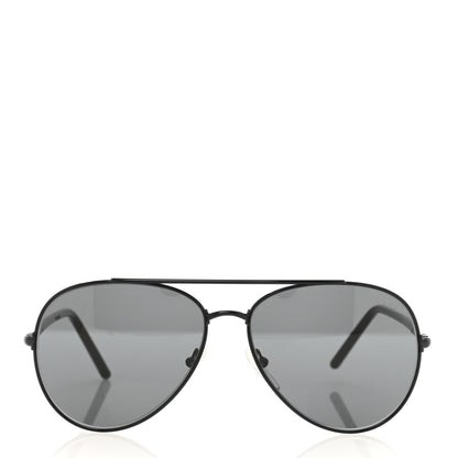 Prada Aviator Sunglasses SPR 66X Black 2 of 6