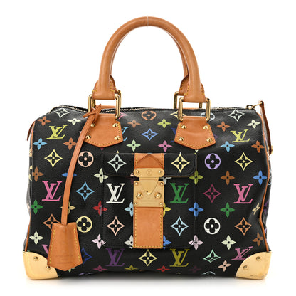 Louis Vuitton Monogram Multicolor Speedy 30 Black 1 of 13