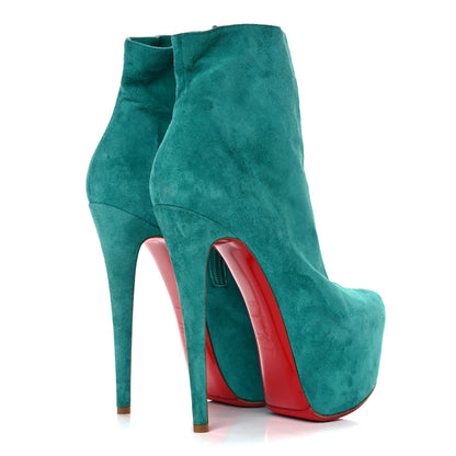 Christian Louboutin Veau Velours Fierce 160 Ankle Boots 38.5 Noumea 4 of 16