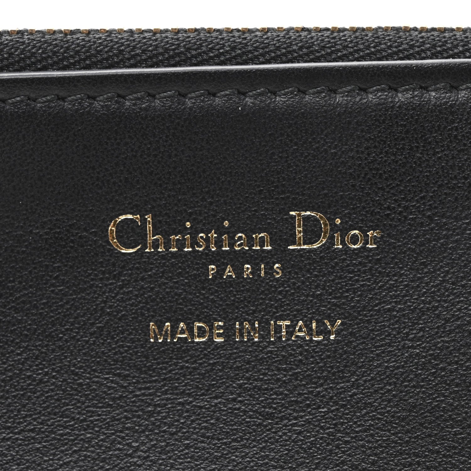Christian Dior Smooth Calfskin Toujours Pouch Black 6 of 7