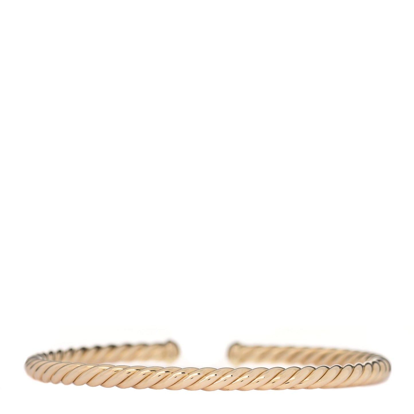 18K Yellow Gold 4mm Cablespira Bracelet