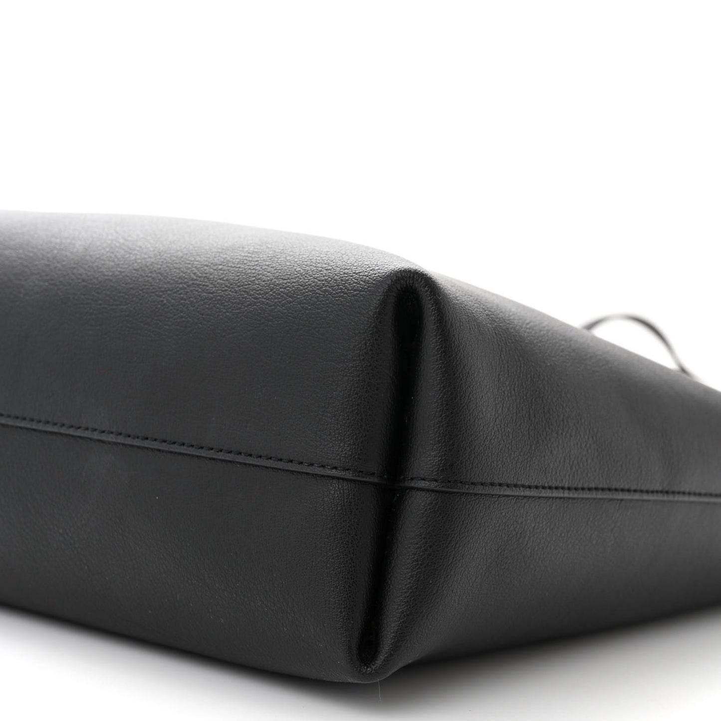 Calfskin North-South Shopping Tote Black