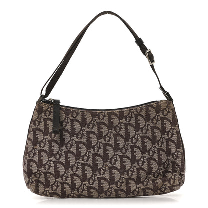 Christian Dior Monogram Shoulder Bag Pochette Brown 1 of 9