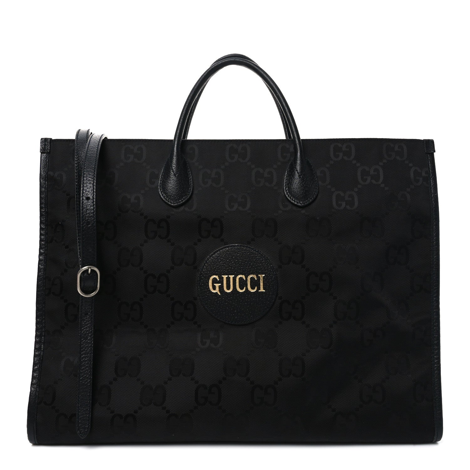 Gucci Econyl Nylon Monogram Large Off The Grid Tote Bag Black 1 of 11