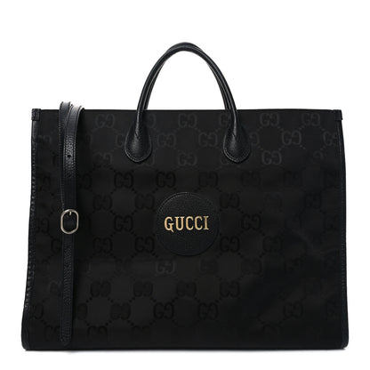 Gucci Econyl Nylon Monogram Large Off The Grid Tote Bag Black 1 of 11