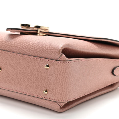 Gucci Dollar Calfskin Interlocking G Top Handle Shoulder Bag Soft Pink 9 of 16