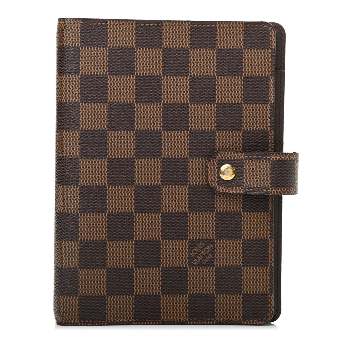 Damier Ebene Medium Ring Agenda Cover