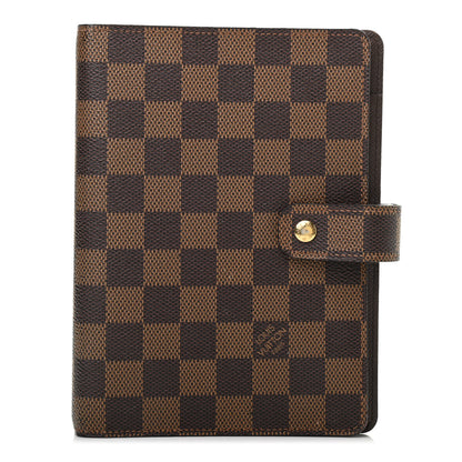 Louis Vuitton Damier Ebene Medium Ring Agenda Cover 1 of 10