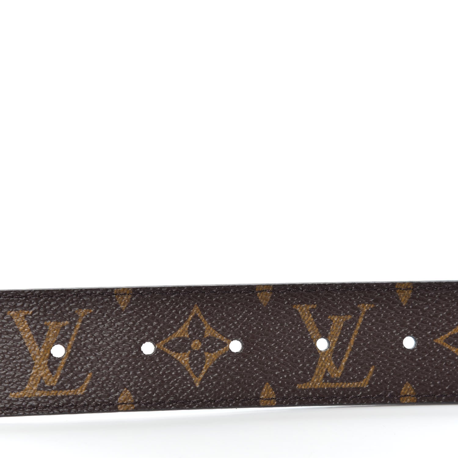 Louis Vuitton Calfskin Monogram 35mm LV Circle Reversible Belt 85 34 Denim Blue 4 of 8