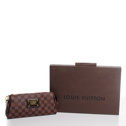 Louis Vuitton Damier Ebene Eva Clutch 8 of 8