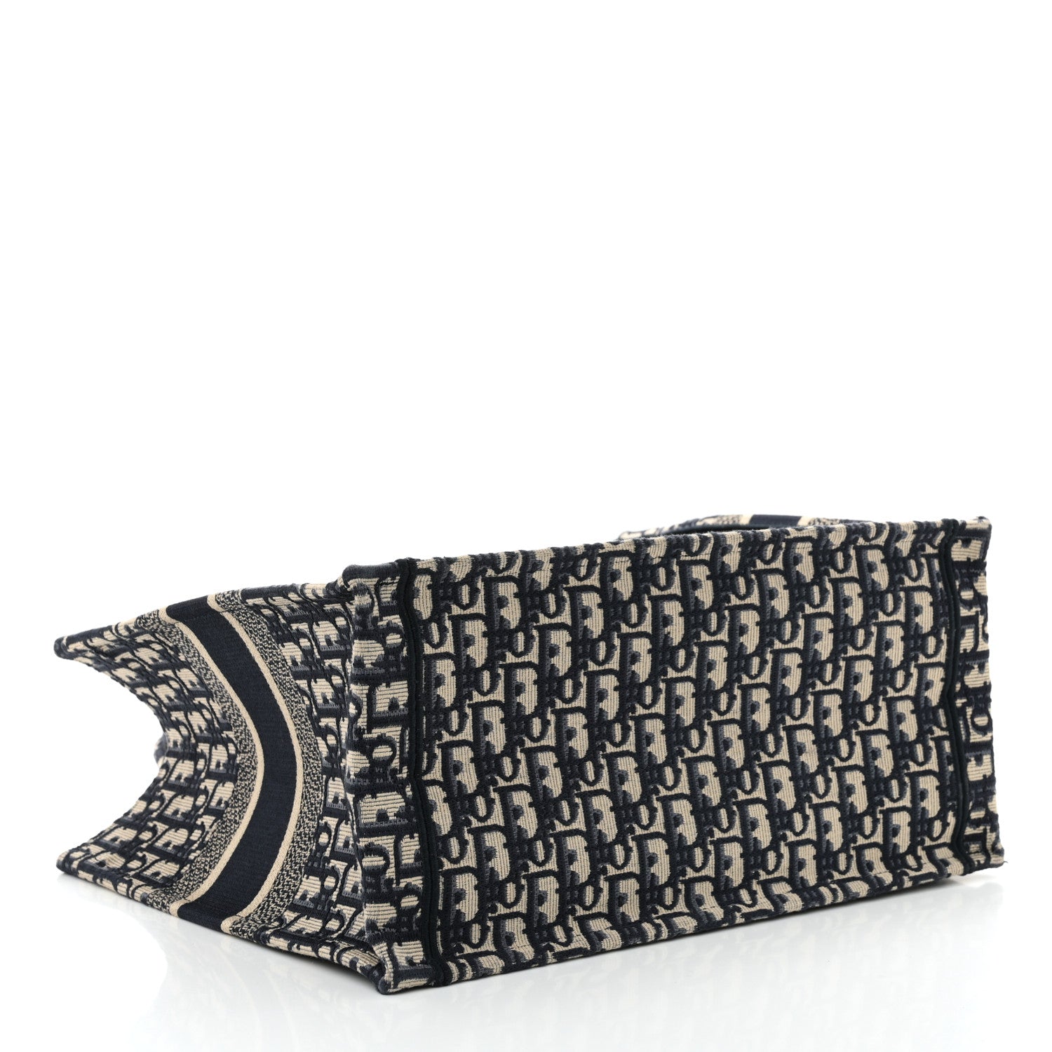 Christian Dior Oblique Medium Book Tote Blue Multicolor 4 of 11