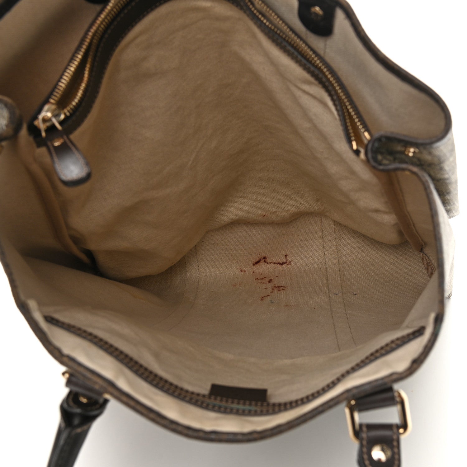 Gucci GG Plus Monogram Joy Vertical Tote Dark Brown 6 of 17