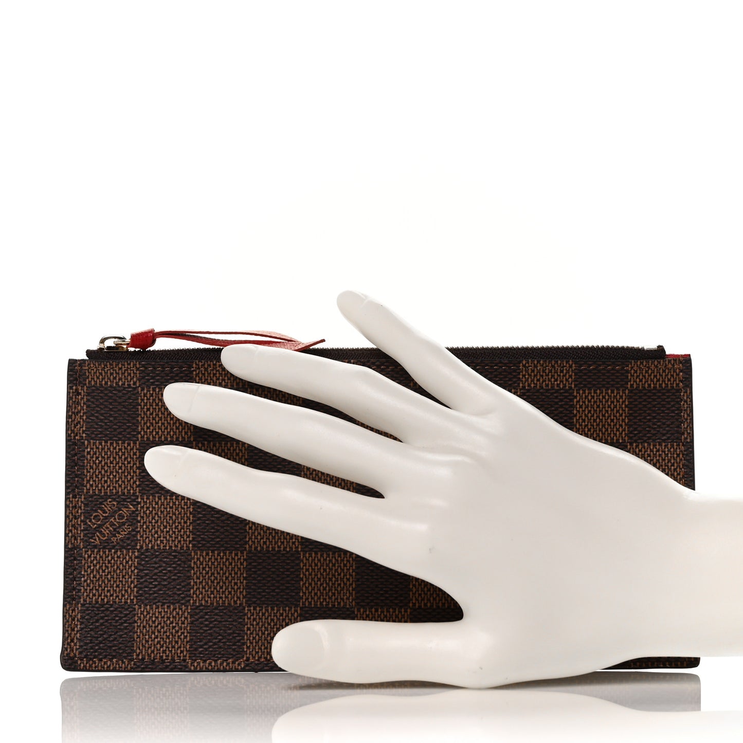Damier Ebene Felicie Wallet Zippered Insert
