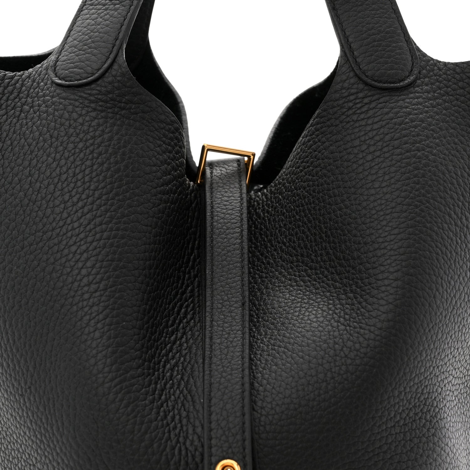 Hermes Taurillon Clemence Picotin Lock 22 MM Black 8 of 11