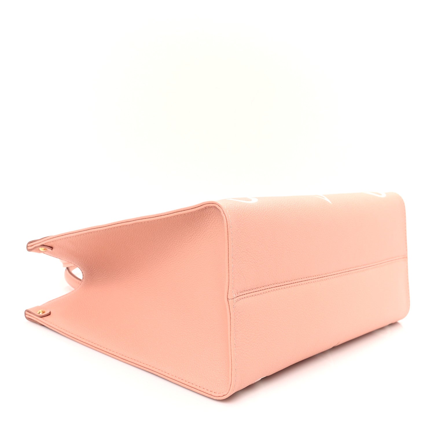 Louis Vuitton Empreinte Monogram Giant Onthego MM Rose Trianon Creme 4 of 9