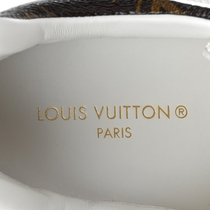 Louis Vuitton Calfskin Monogram Run Away Sneakers 37 White 8 of 12