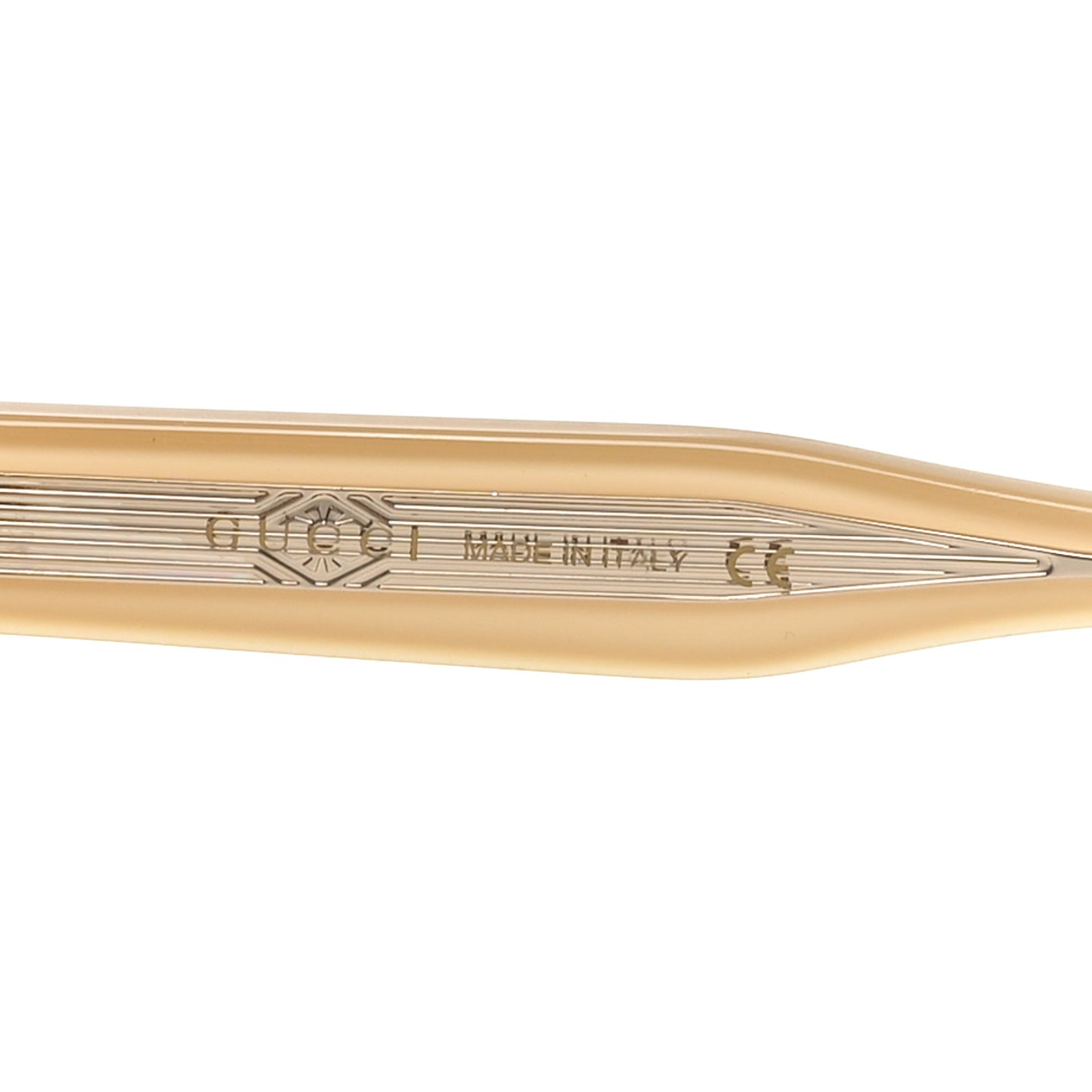 Acetate Round Sunglasses GG1081S Ivory
