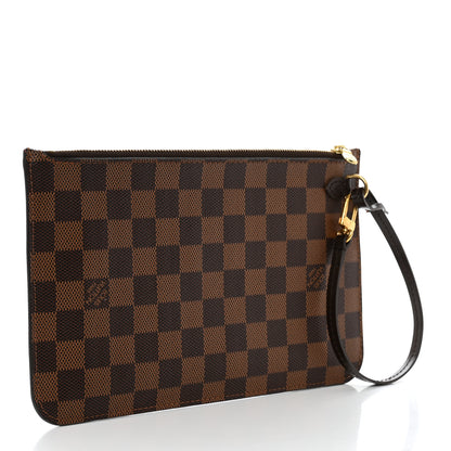 Louis Vuitton Damier Ebene Neverfull MM GM Pochette 3 of 8