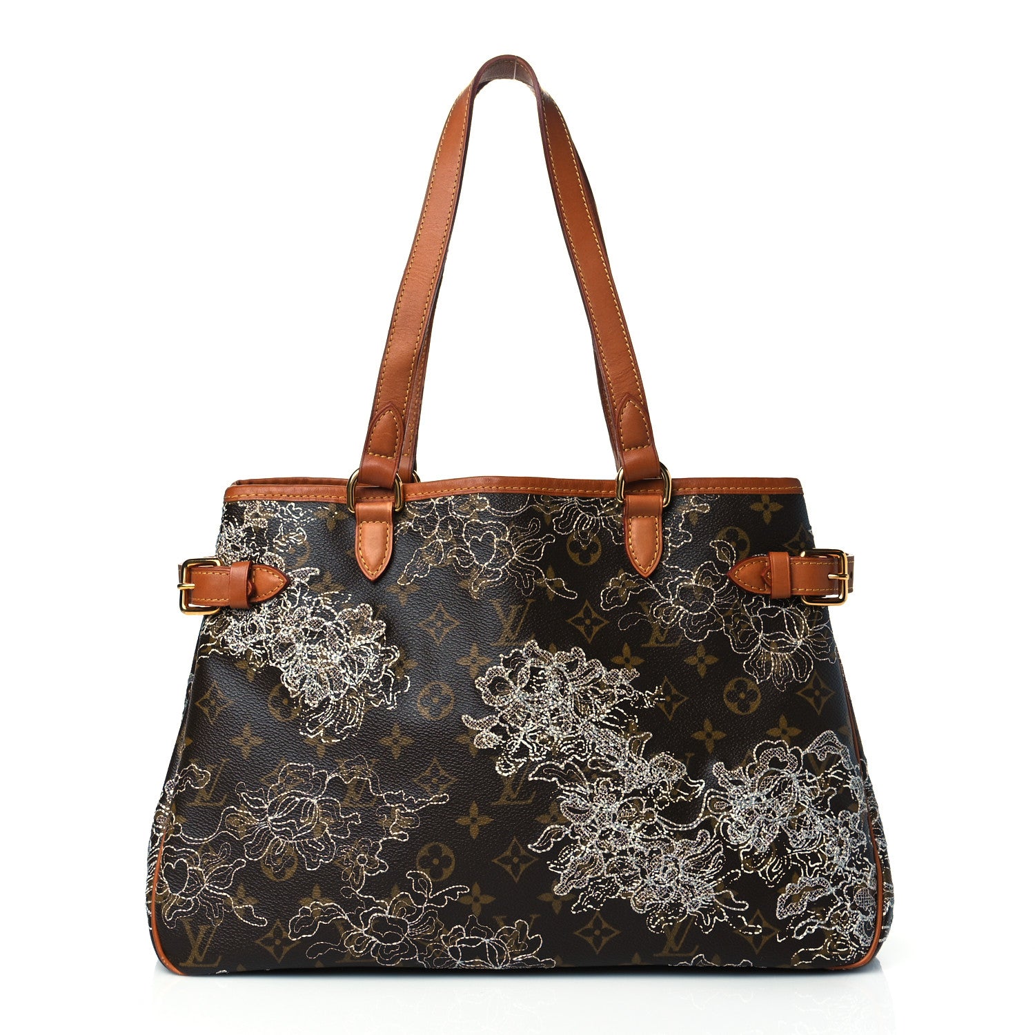 Louis Vuitton Monogram Dentelle Batignolles Horizontal Silver 1 of 9