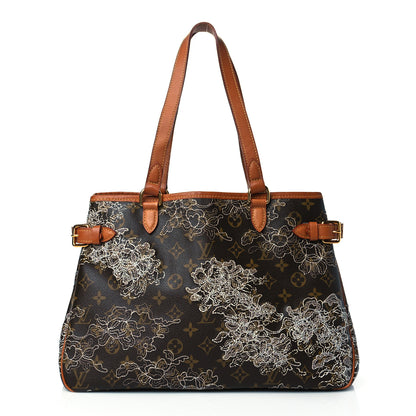 Louis Vuitton Monogram Dentelle Batignolles Horizontal Silver 1 of 9