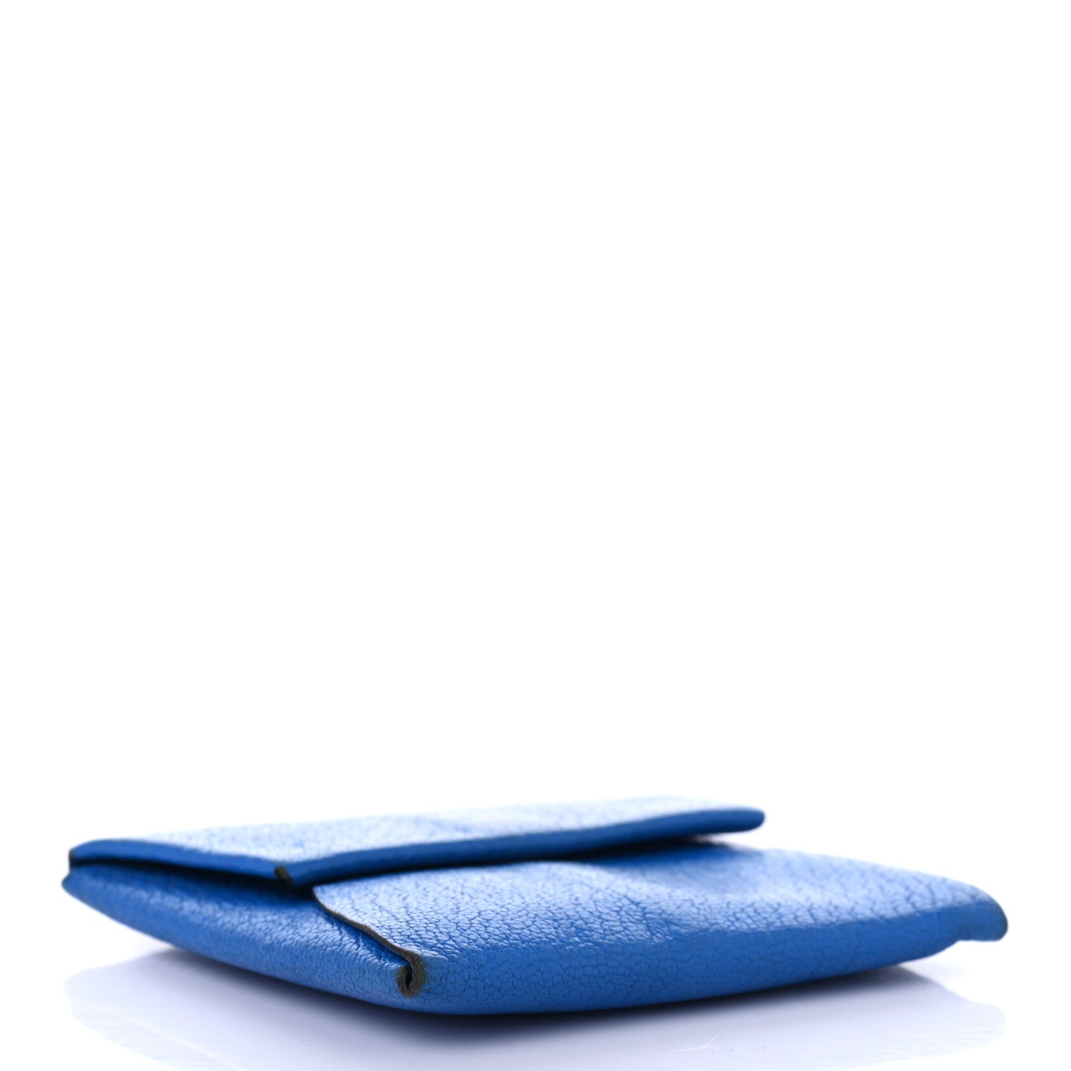 Hermes Chevre Mysore Bastia Coin Purse Bleu Hydra 4 of 13