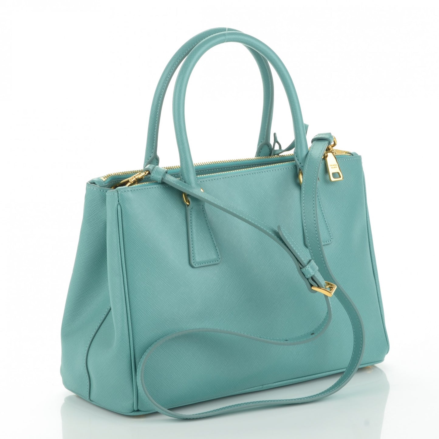 Saffiano Small Galleria Double Zip Tote Anice
