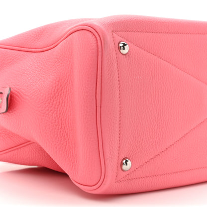 Hermes Taurillon Clemence Victoria II 35 Rose Azalee 10 of 16