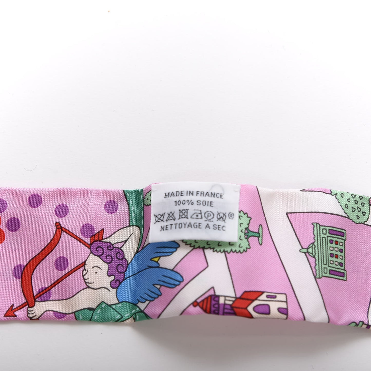 Silk Les Nouveaux Amoureux de Paris Twilly Rose Buvard White Vert