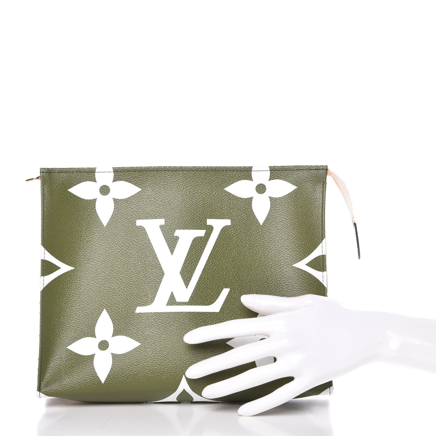 Louis Vuitton Monogram Giant Toiletry Pouch 26 Kaki 2 of 8