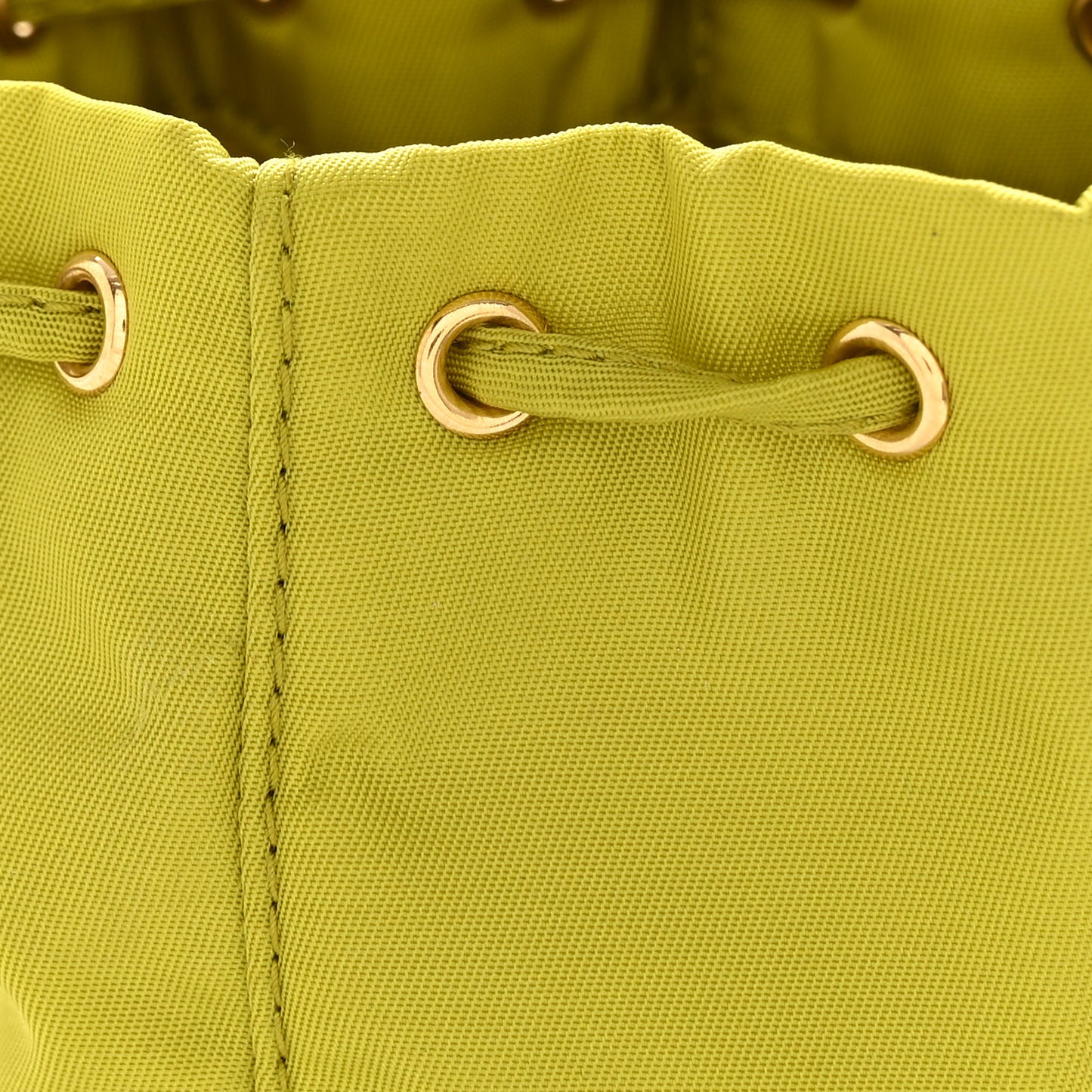 Re-Nylon Saffiano Mini Icon Keychain Charm Edera