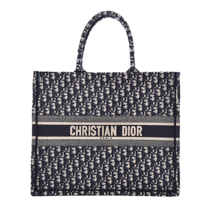 Christian Dior Oblique Book Tote Blue Multicolor 1 of 8