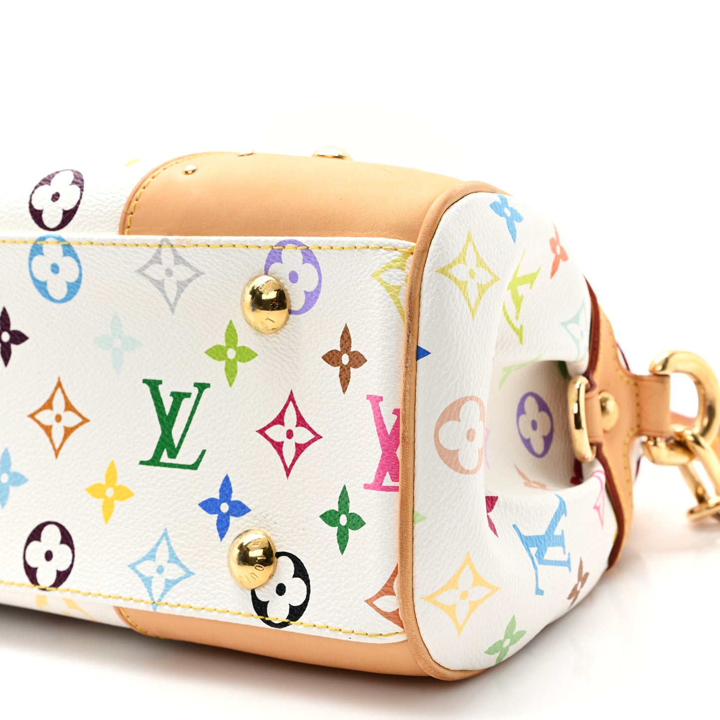 Monogram Multicolor Beverly MM White