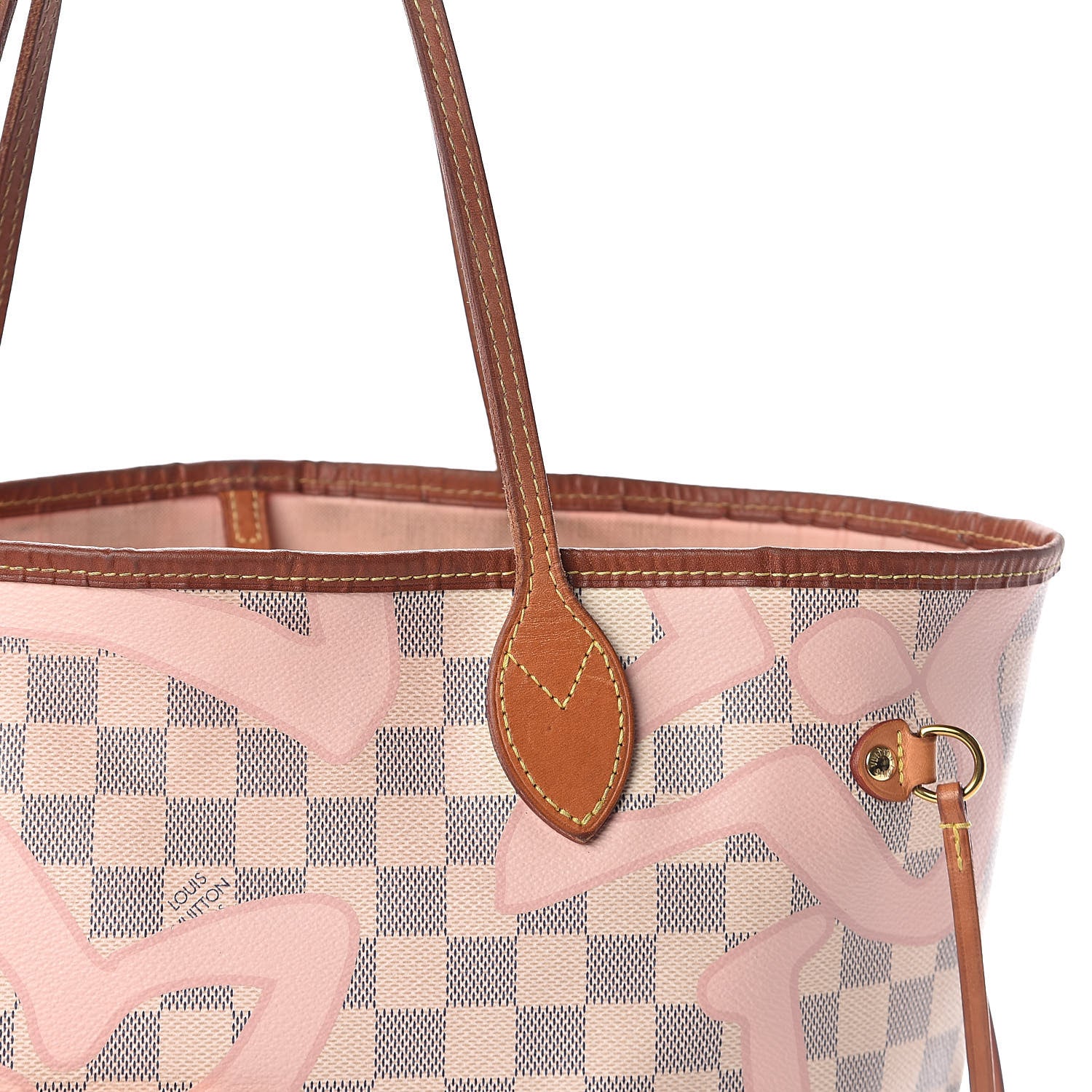 Louis Vuitton Damier Azur Tahitienne Neverfull MM 12 of 18