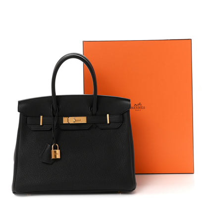 Hermes Togo BIRKIN 30 Black 10 of 10