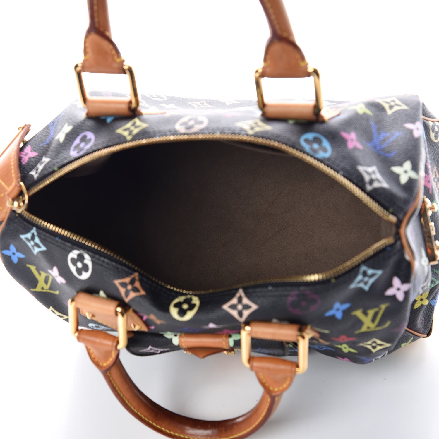 Louis Vuitton Monogram Multicolor Speedy 30 Black 7 of 18