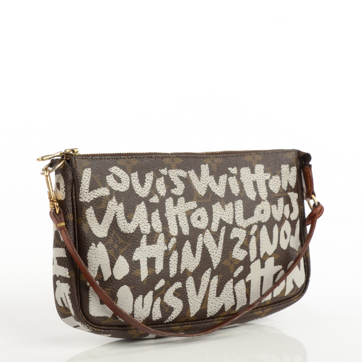 Monogram Graffiti Pochette Accessories Silver