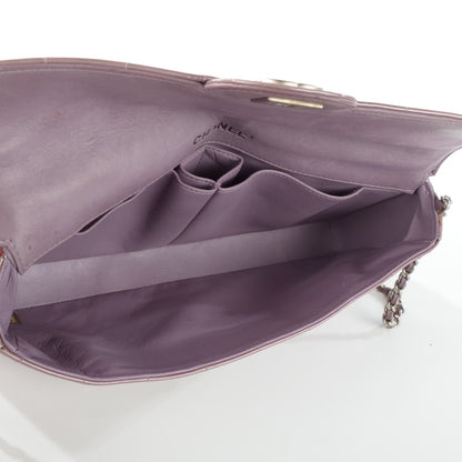 Chanel Patent Quilted East West Chocolate Bar Flap Light Purple 10 of 11